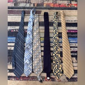 Men's Assorted Patterned Ties Set